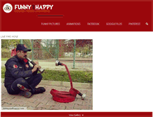 Tablet Screenshot of funnyandhappy.com